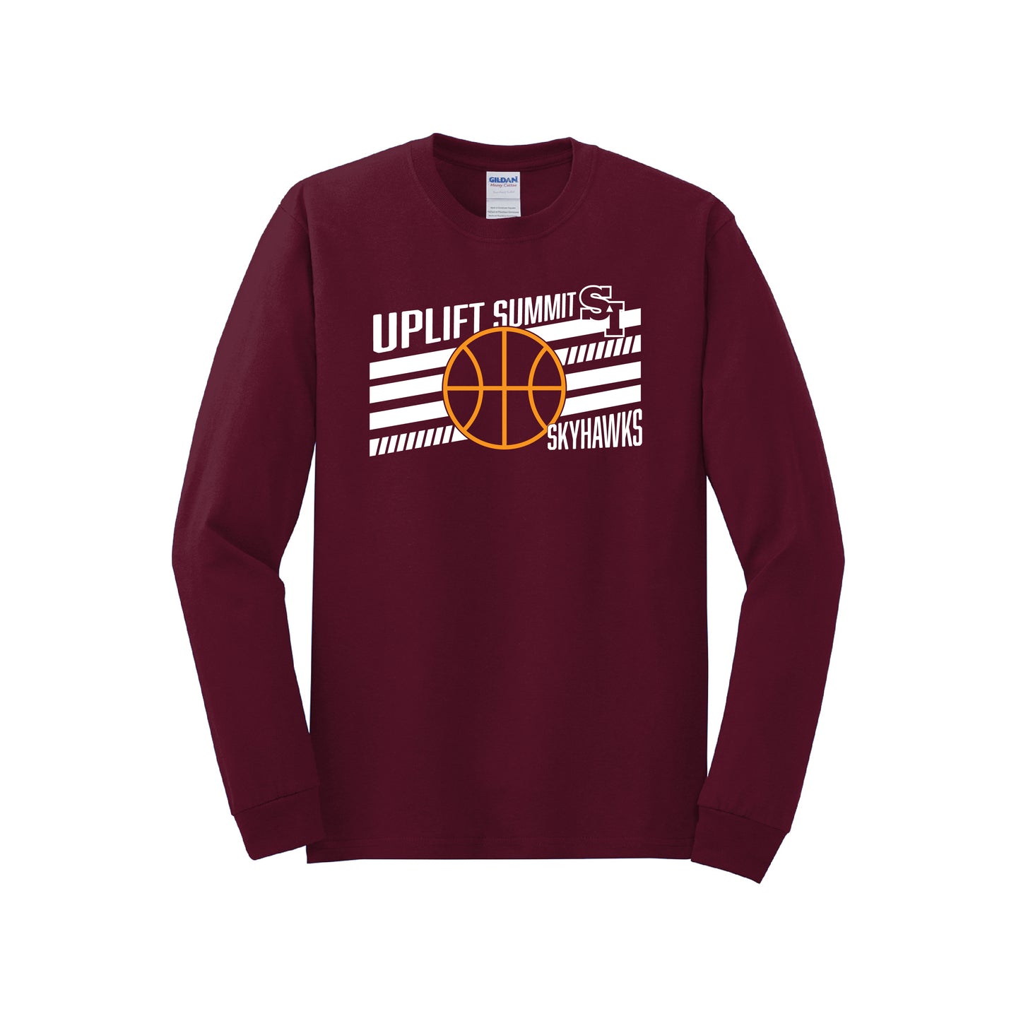 Maroon Basketball Long Sleeve