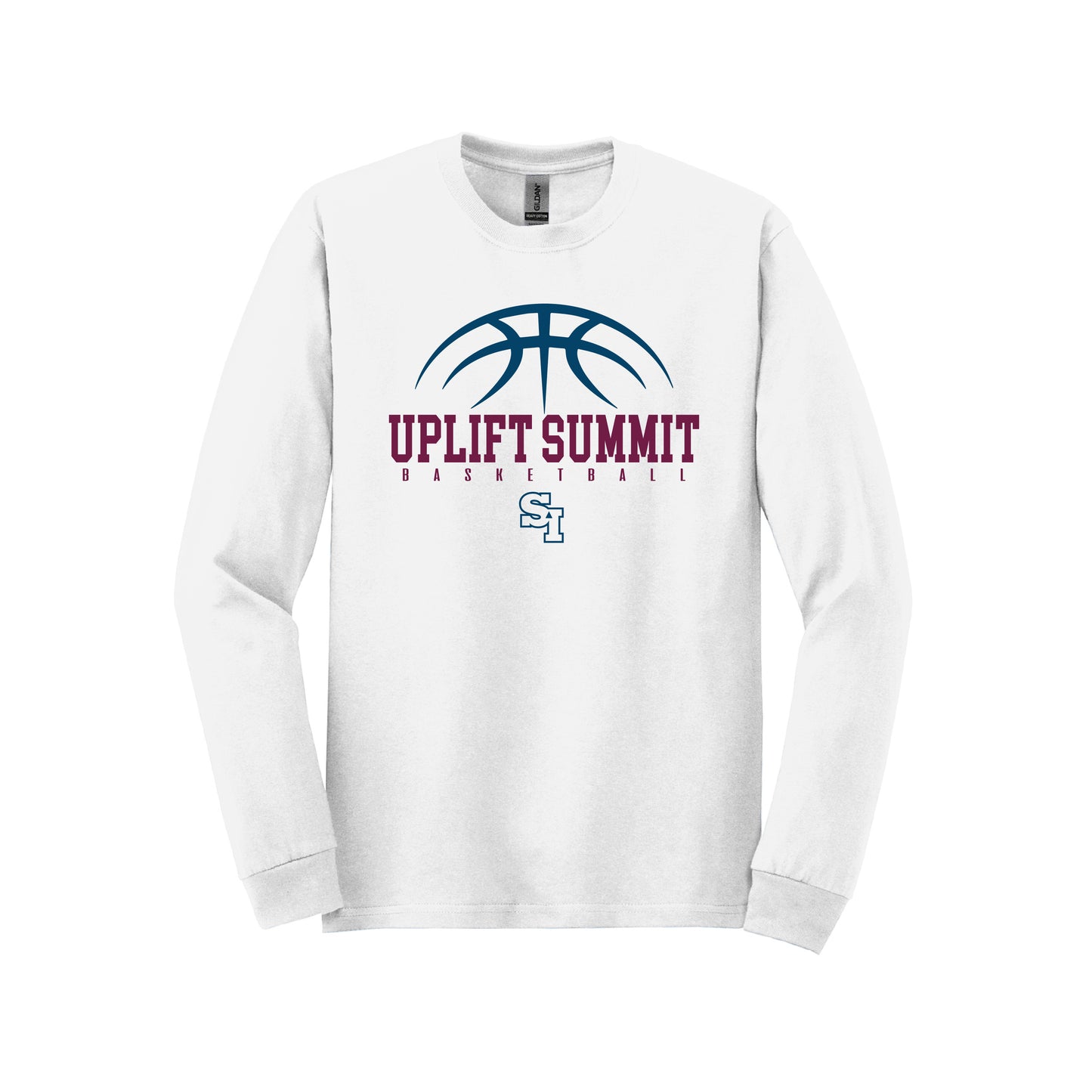 White Basketball Long Sleeve