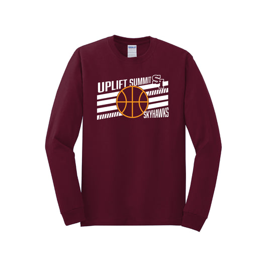 Maroon Basketball Long Sleeve