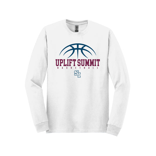 White Basketball Long Sleeve
