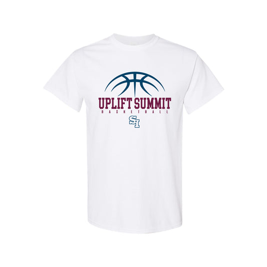 White Basketball Cotton T-Shirt